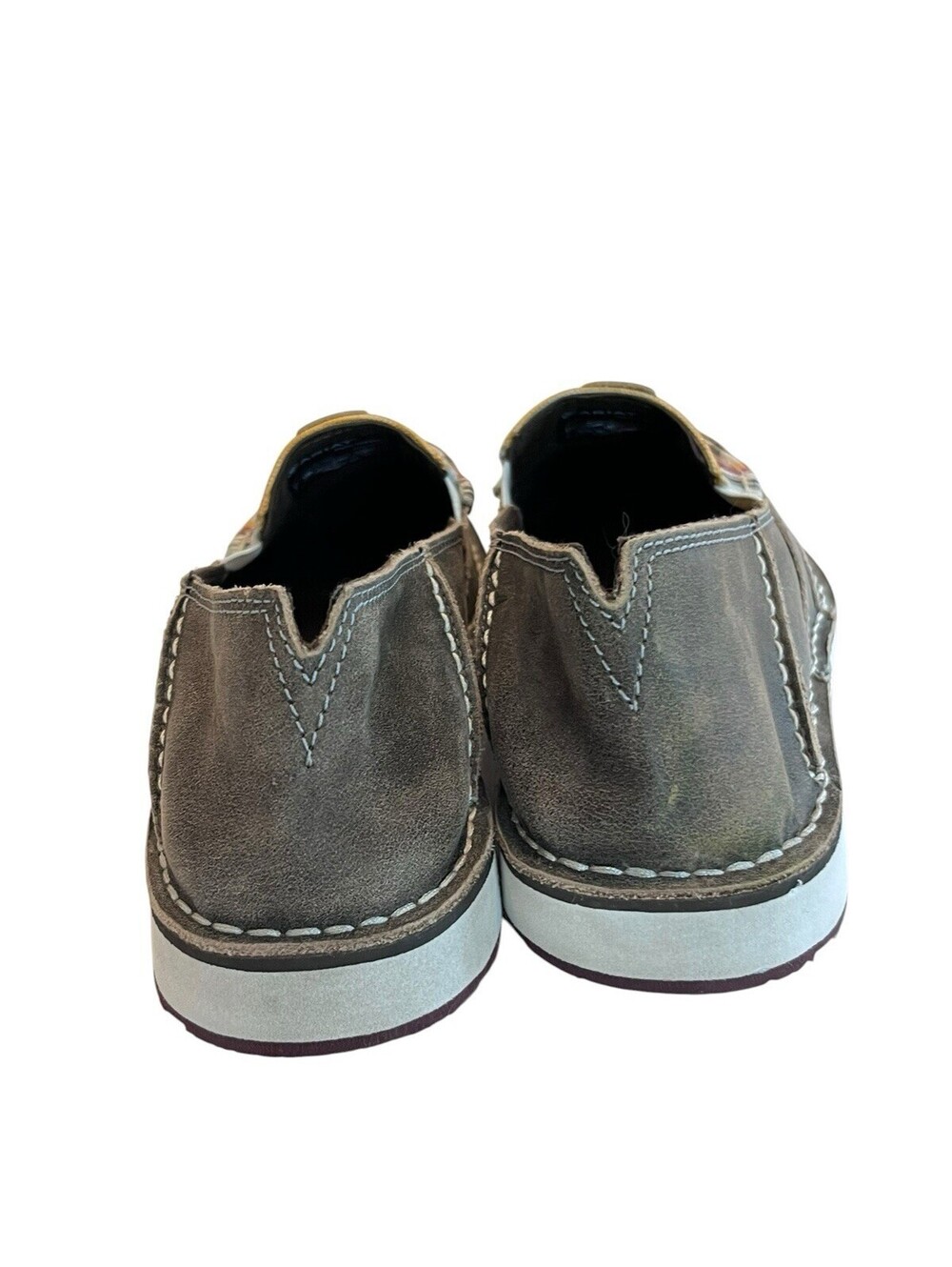 Ariat Slip on Cruiser Shoes Womens Sz 9 Buffalo Blanket 3127.9 Brown - Picture 5 of 9